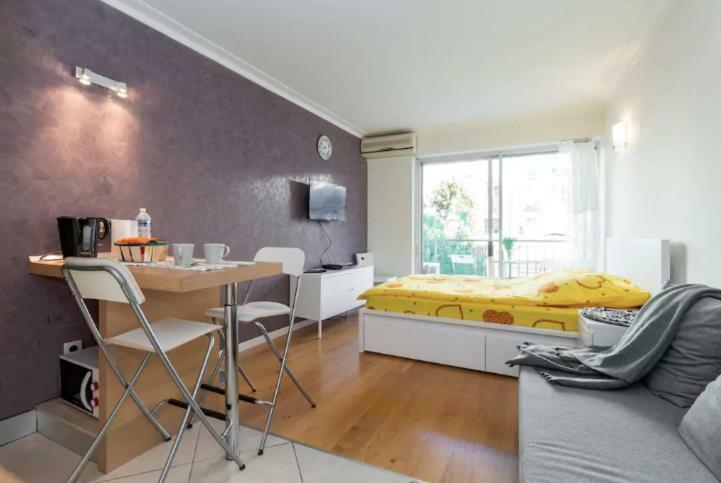 Quiet Studio With A Big Balcony Nice Extérieur photo